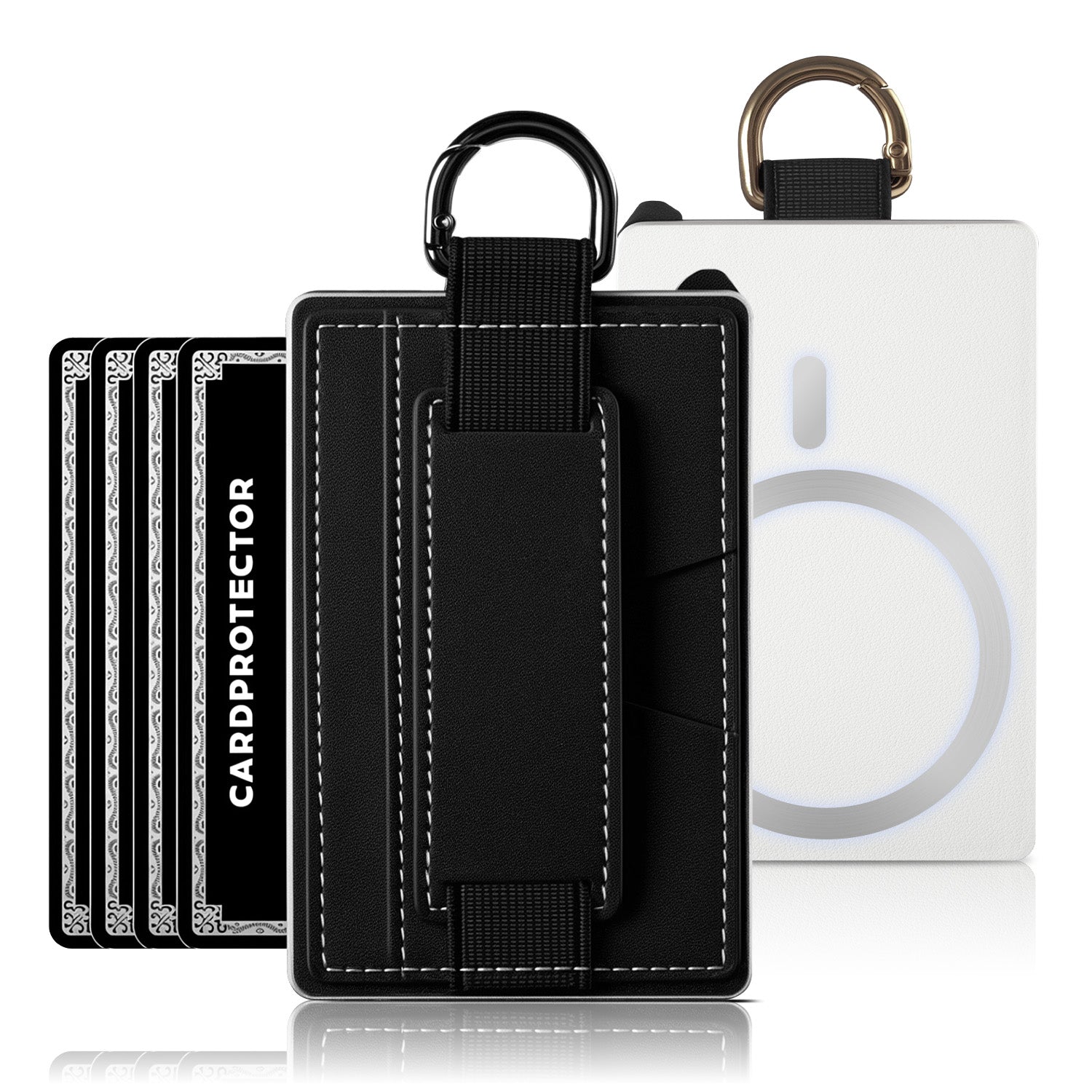 MagSafe Wallet with Pop-Up Card Holder, Stand, Coin Pocket & RFID Protection White MagSafe Wallet with Pop-Up Card Holder, Stand, Coin Pocket & RFID Protection White