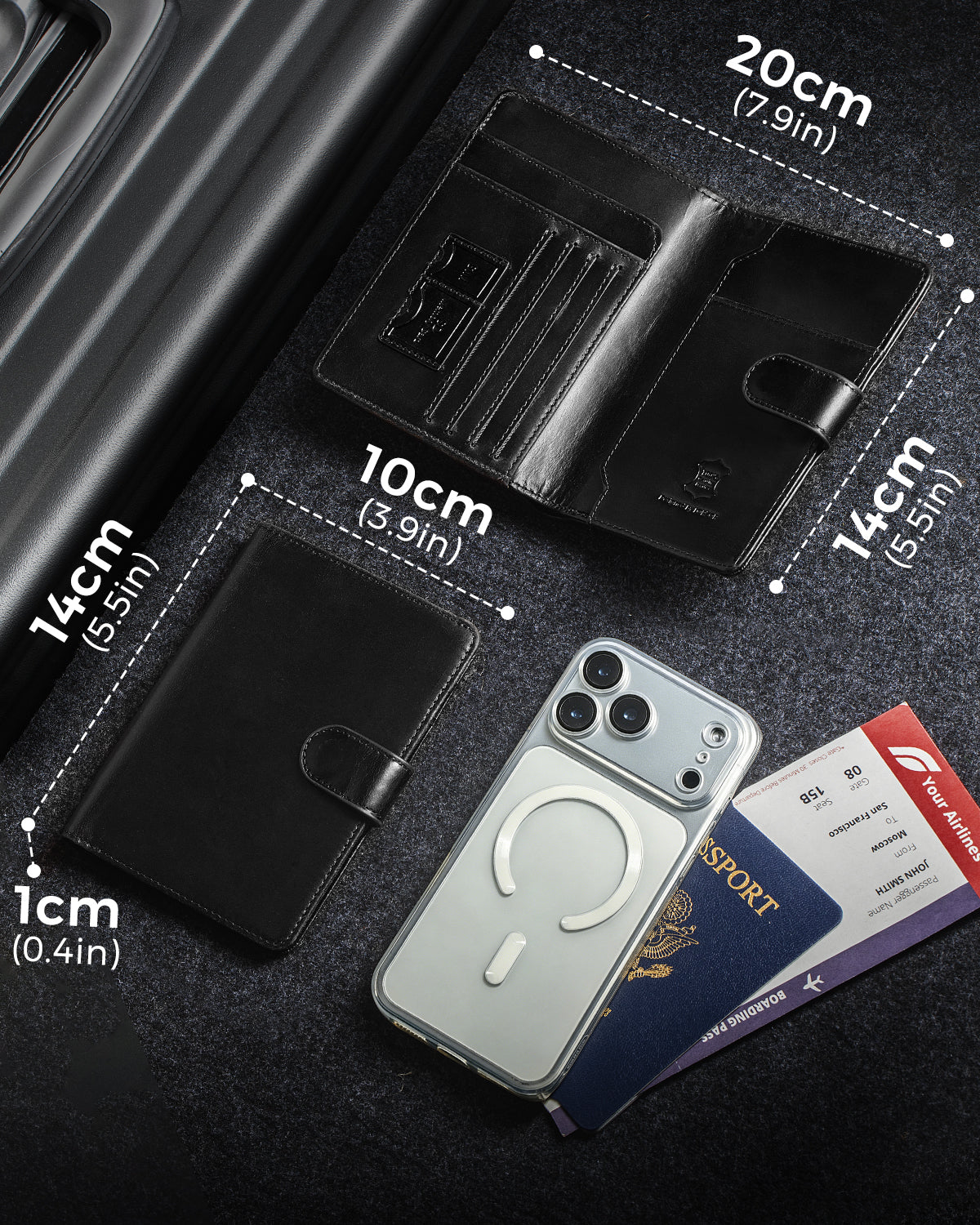 LORZOR Passport Wallet