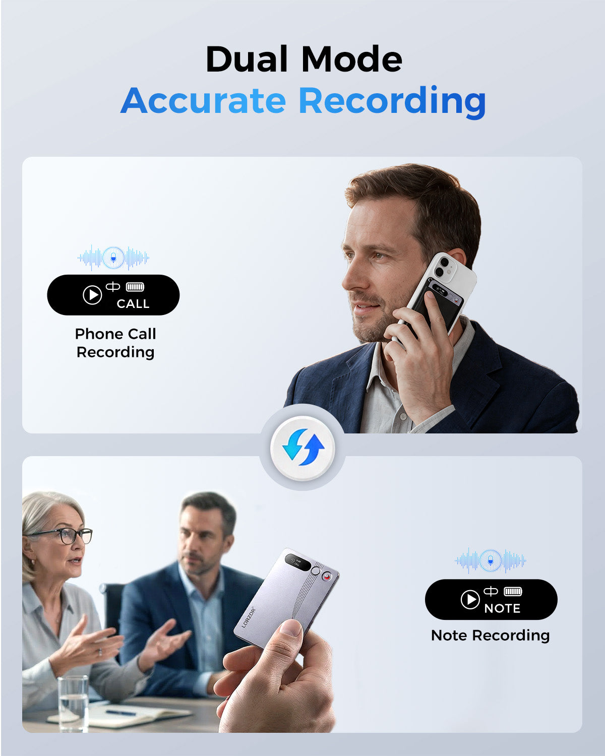 LORZOR AI Voice Recorder
