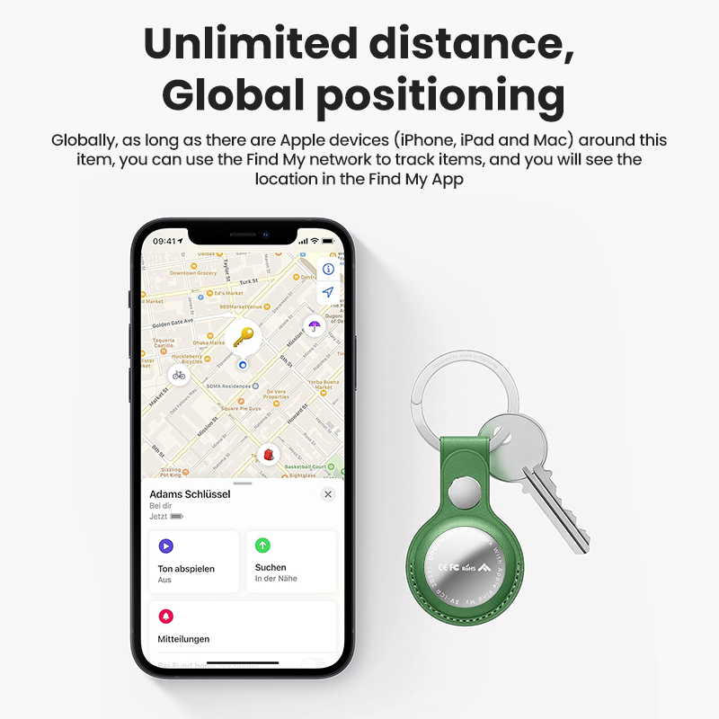 DODENSHA Tag - Wallet Metal Tracker  D01