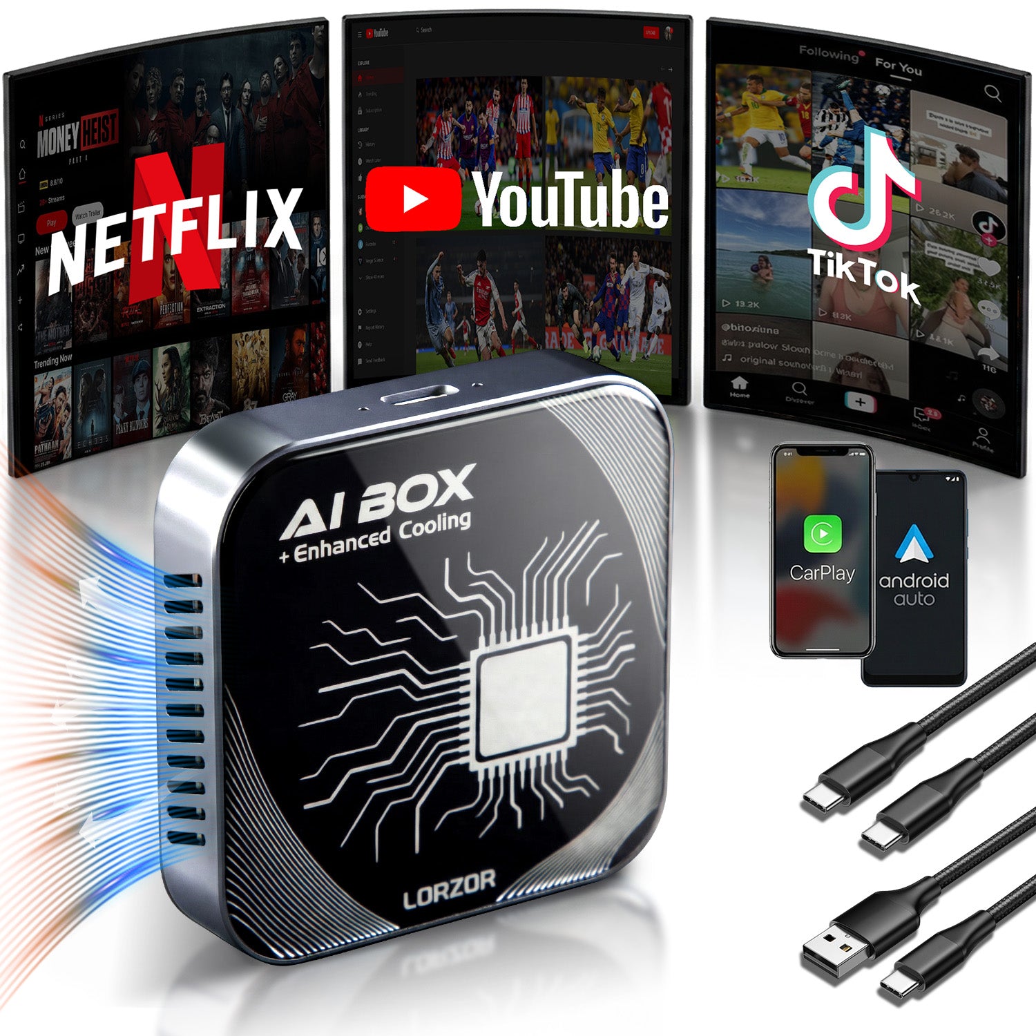 CarPlay AI Box Wireless Adapter