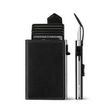 LORZOR MENS LEATHER WALLET - MINIMALIST WALLET GM4