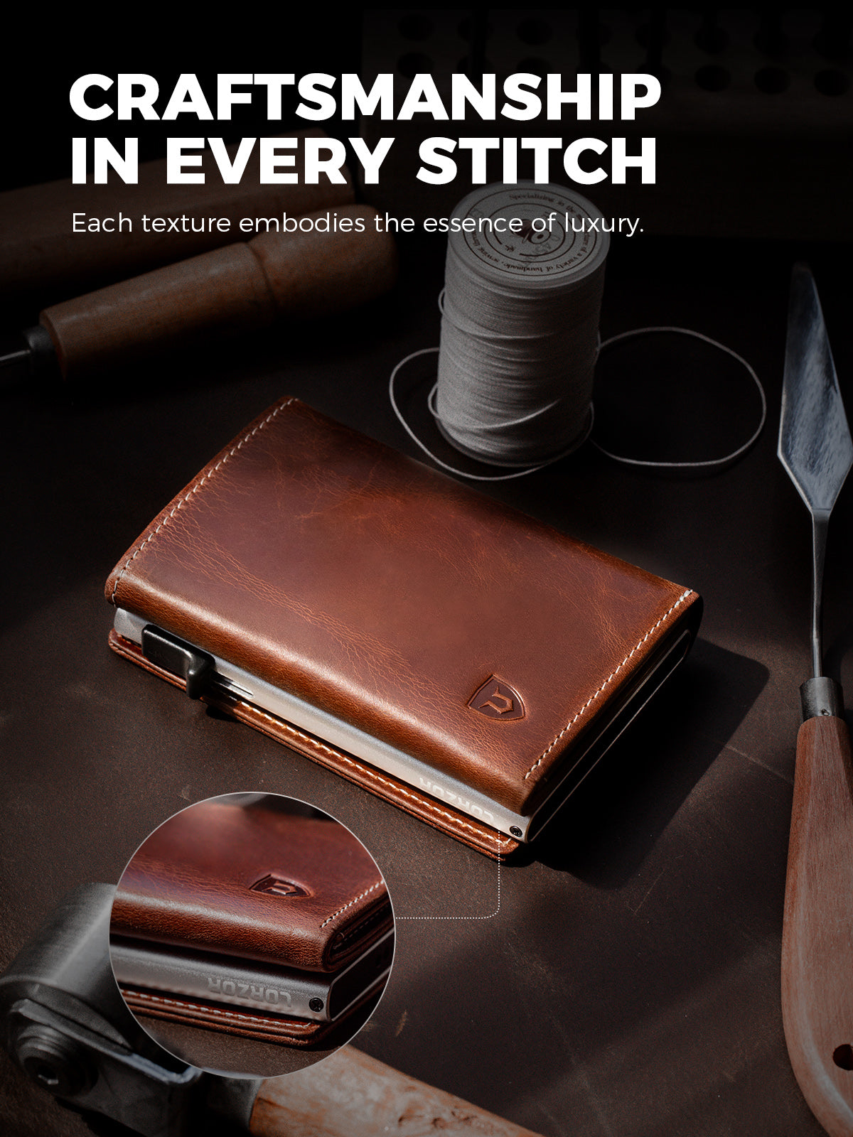 Lorzor Leather Wallet for Men