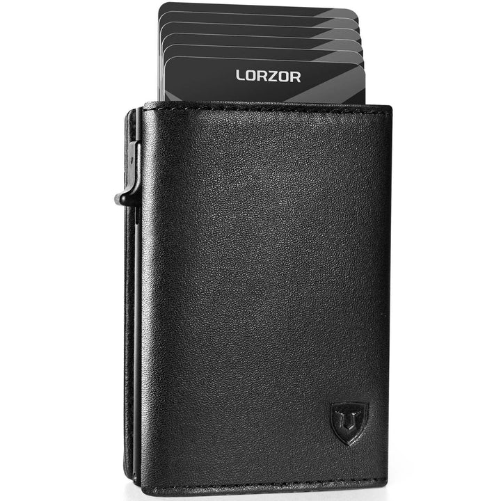 LORZOR-MagTri Pop up Wallet - Premium Leather - LORZOR