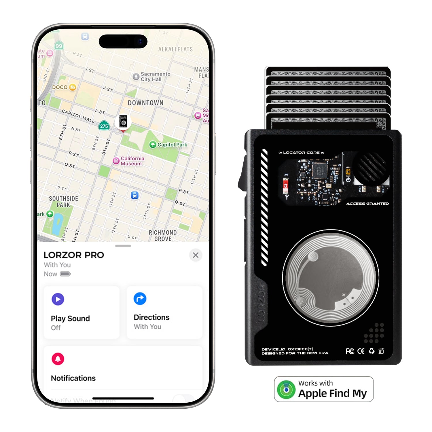 LORZOR Wallet Pro - Trackable Smart Wallet
