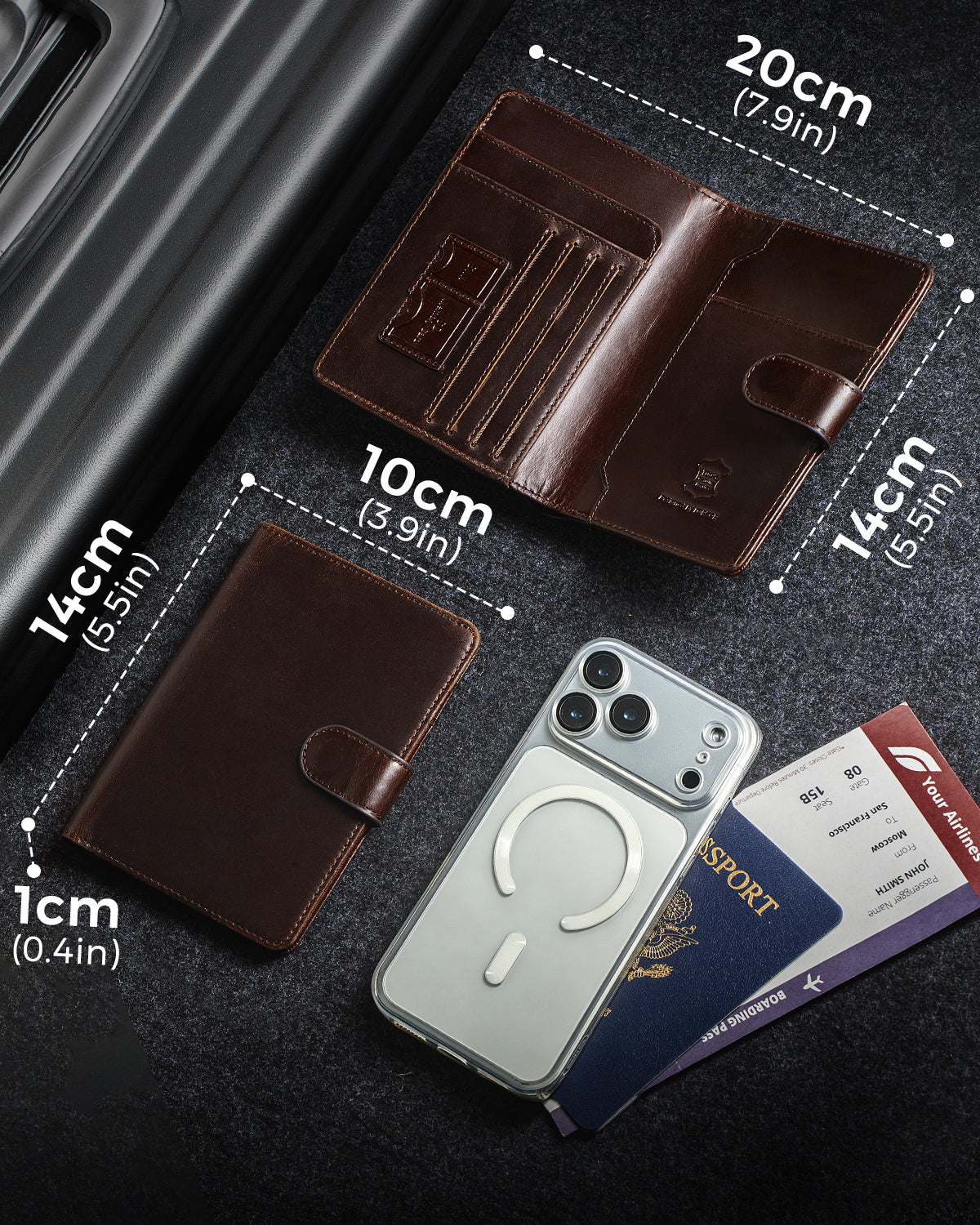 LORZOR Passport Wallet
