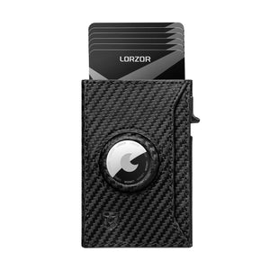 LORZOR Minimalist AirTag Wallet for Men Rfid Blocking - LORZOR