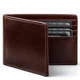 LORZOR Bifold Leather Wallet for Men