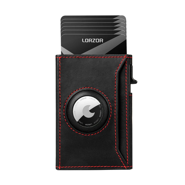 LORZOR Minimalist AirTag Wallet for Men Rfid Blocking - LORZOR