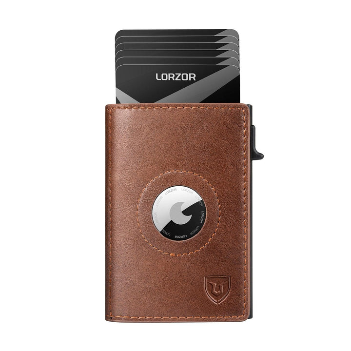 LORZOR-MagBif Airtag Wallet - Leather - LORZOR