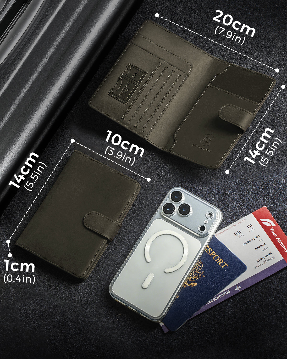 LORZOR Passport Wallet