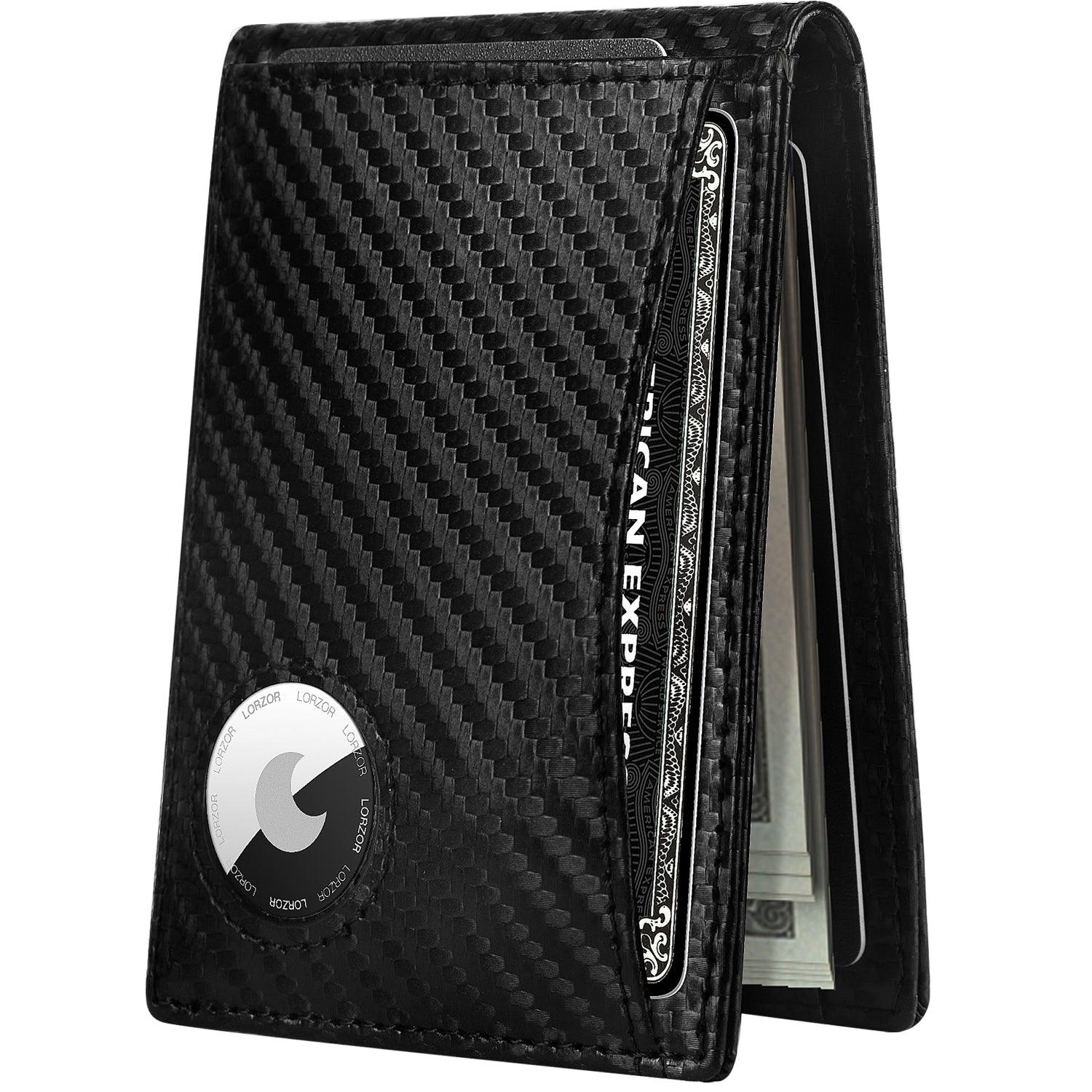 LORZOR-BifWA4 Airtag MoneyClip - Premium Leather - LORZOR