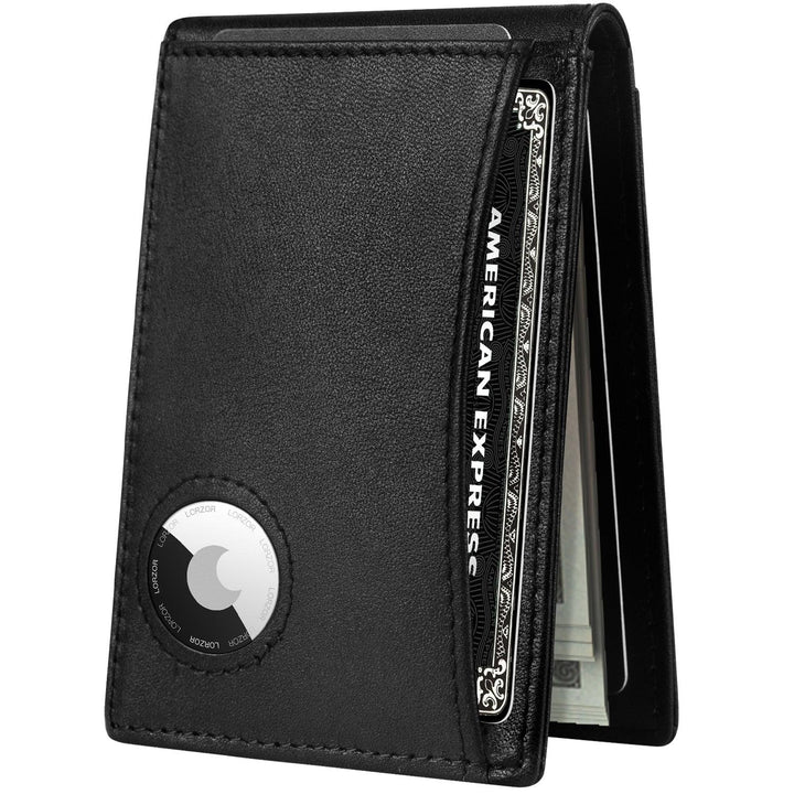 LORZOR-BifWA4 Airtag MoneyClip - Premium Leather - LORZOR