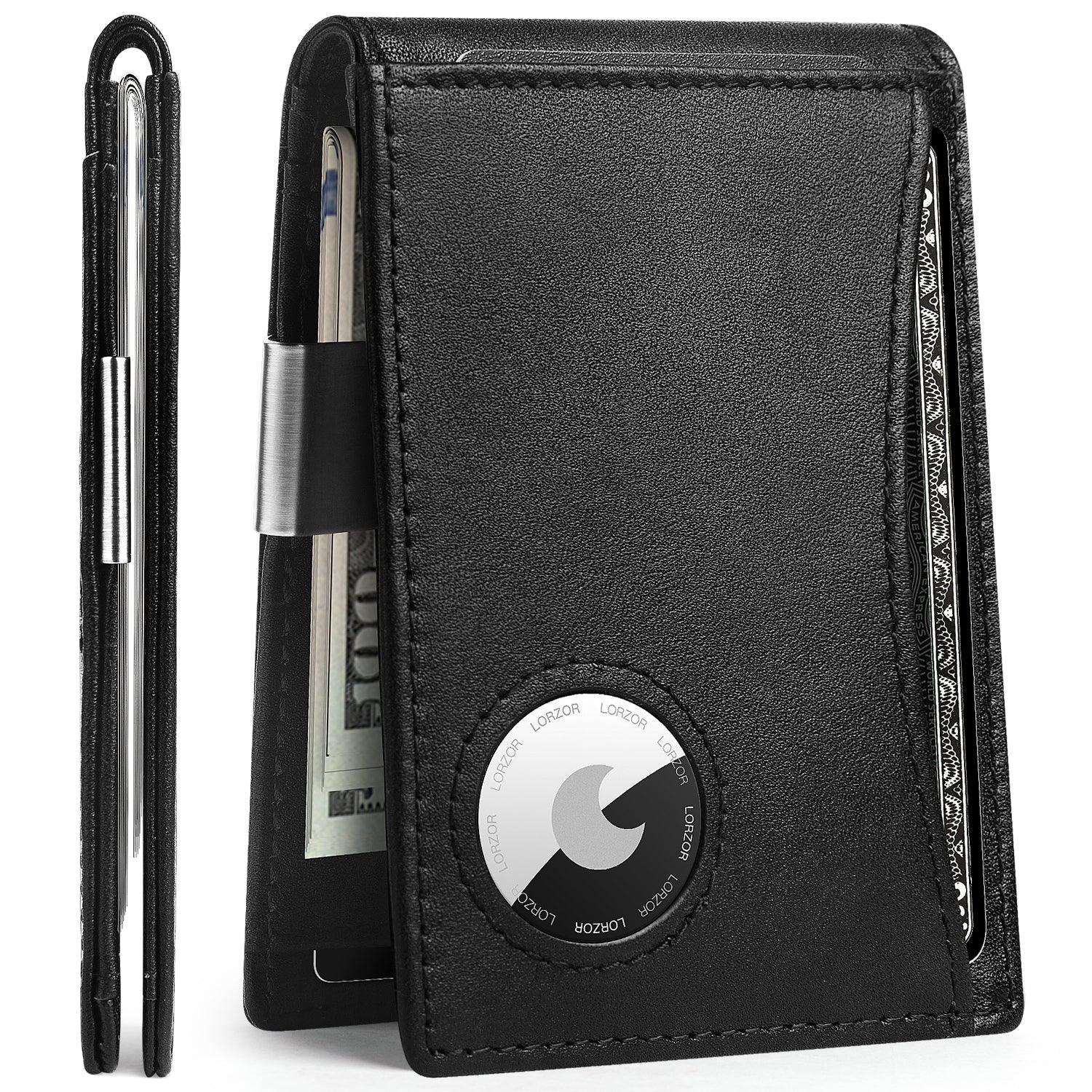 LORZOR-BifWA4 Airtag MoneyClip - Premium Leather - LORZOR