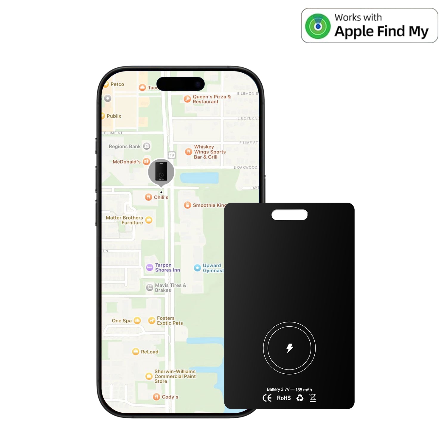 LORZOR Tracker Card - Finder Card