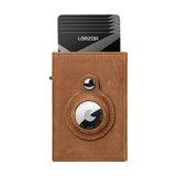 LORZOR-MagTri AirTag Wallet - Premium Leather - LORZOR