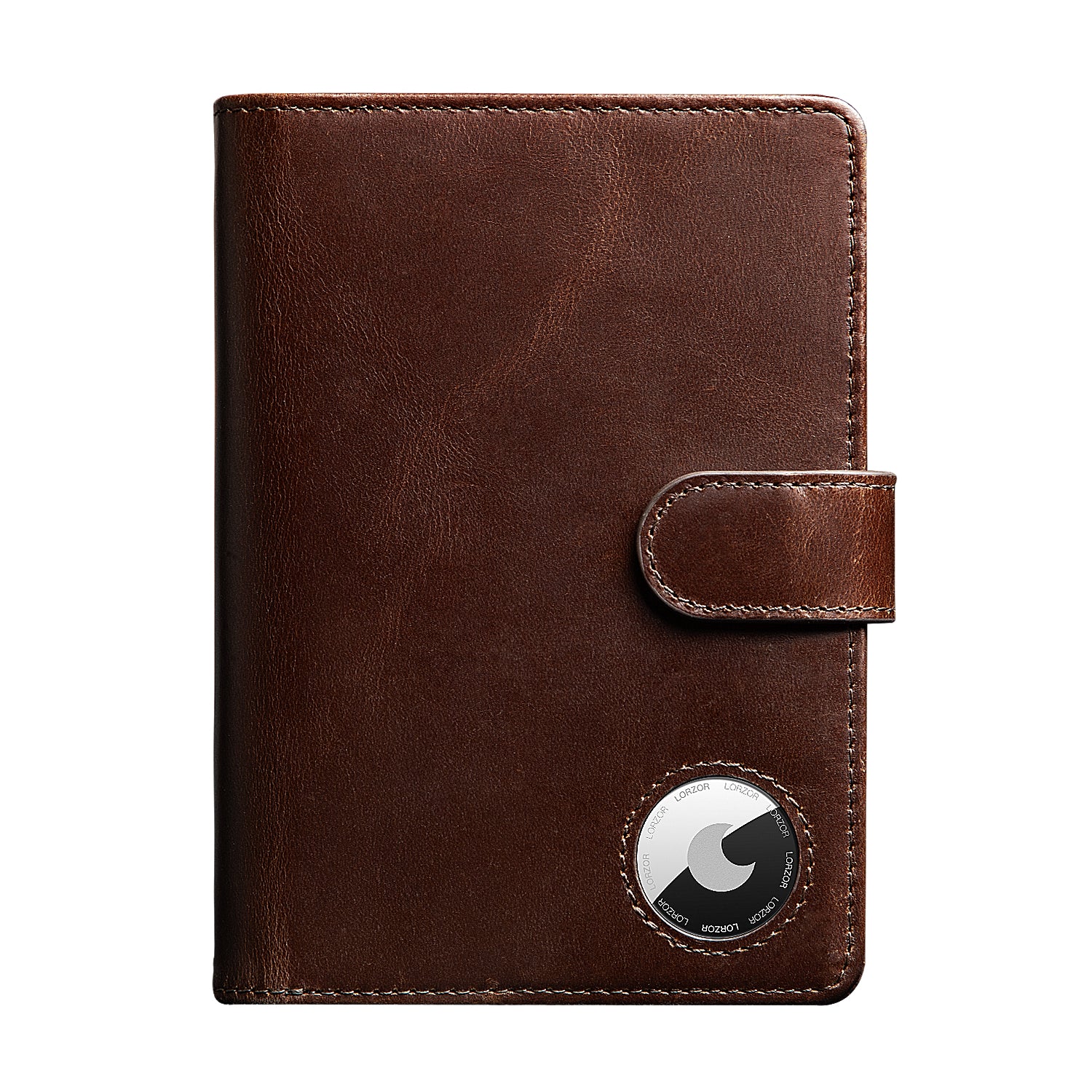 LORZOR LEATHER PASSPORT HOLDER - TRAVEL WALLET
