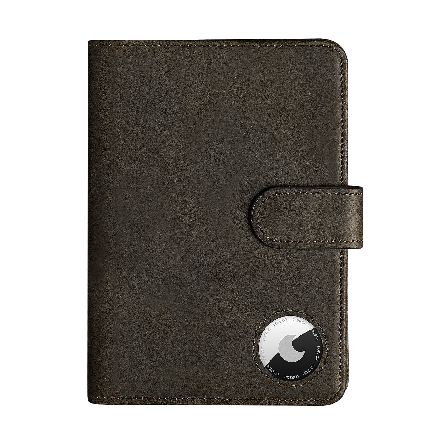 LORZOR Leather Passport Holder-Travel Wallet