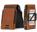LORZOR MENS TACTICAL LEATHER  WALLET FOLD