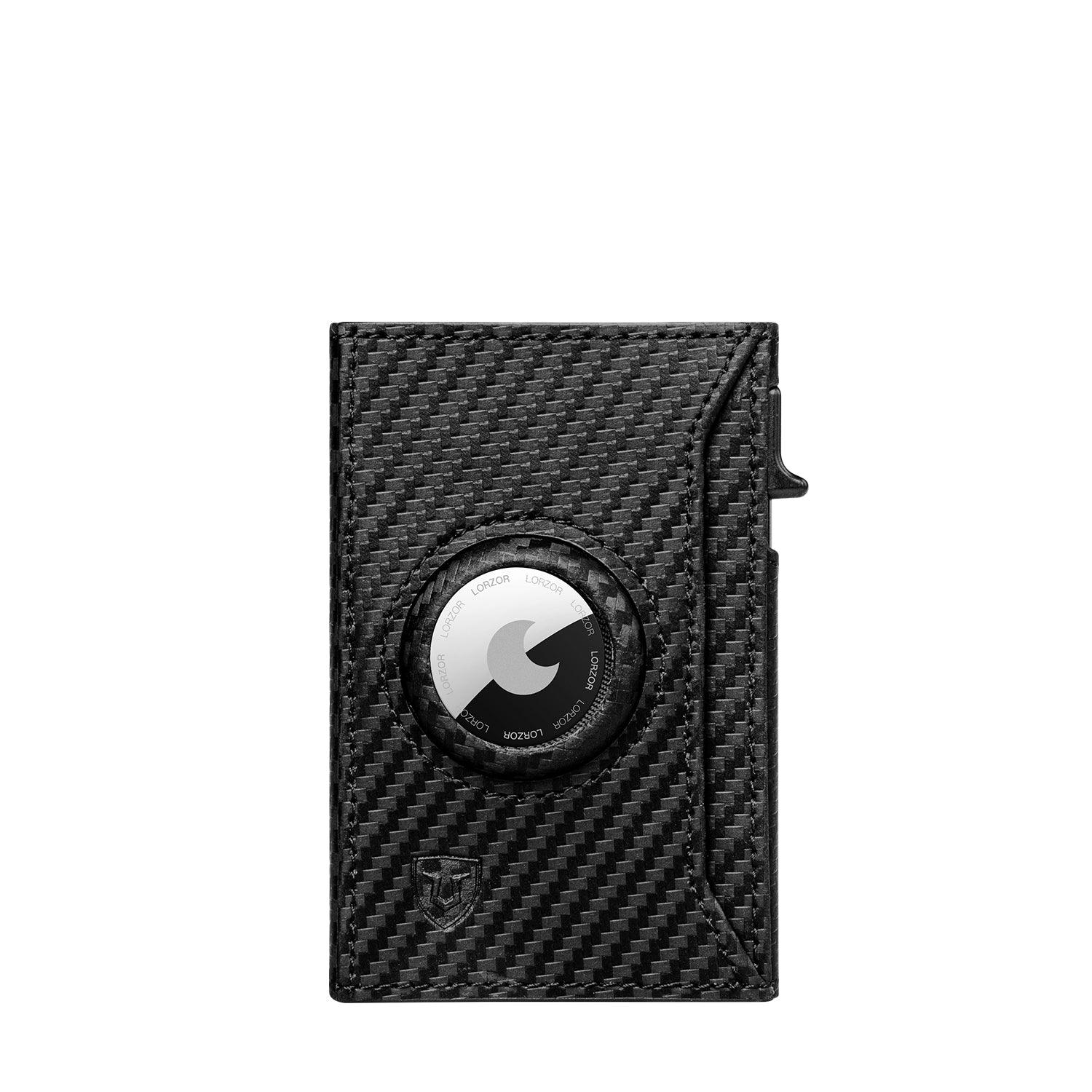 LORZOR Minimalist AirTag Wallet for Men Rfid Blocking - LORZOR