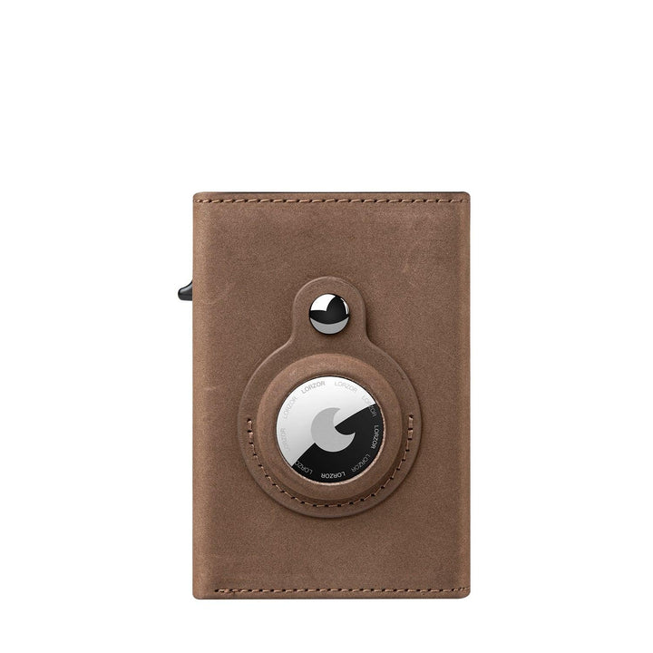 LORZOR-MagTri AirTag Wallet - Premium Leather - LORZOR