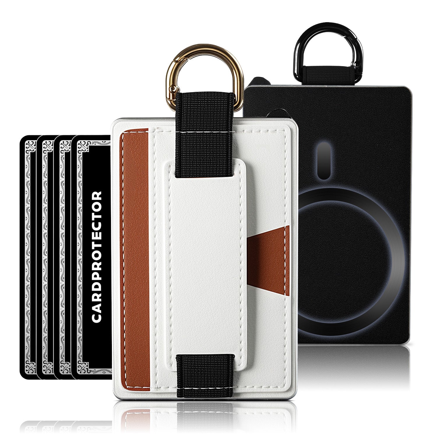 LORZOR MagSafe Wallet M1 White & Black