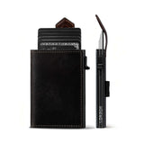 LORZOR MENS LEATHER WALLET - MINIMALIST WALLET GM4