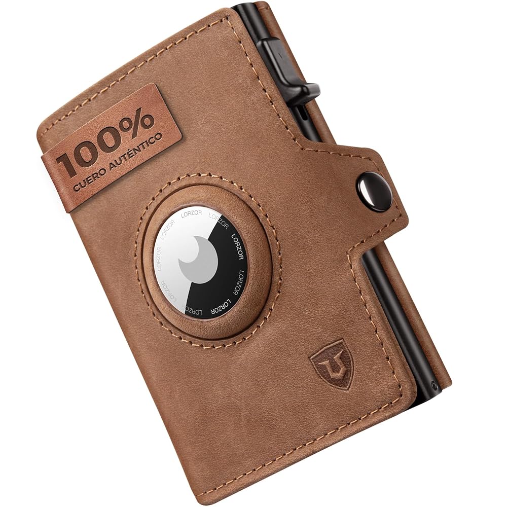 LORZOR Tripop Plus AirTag Wallet With Coin Pocket