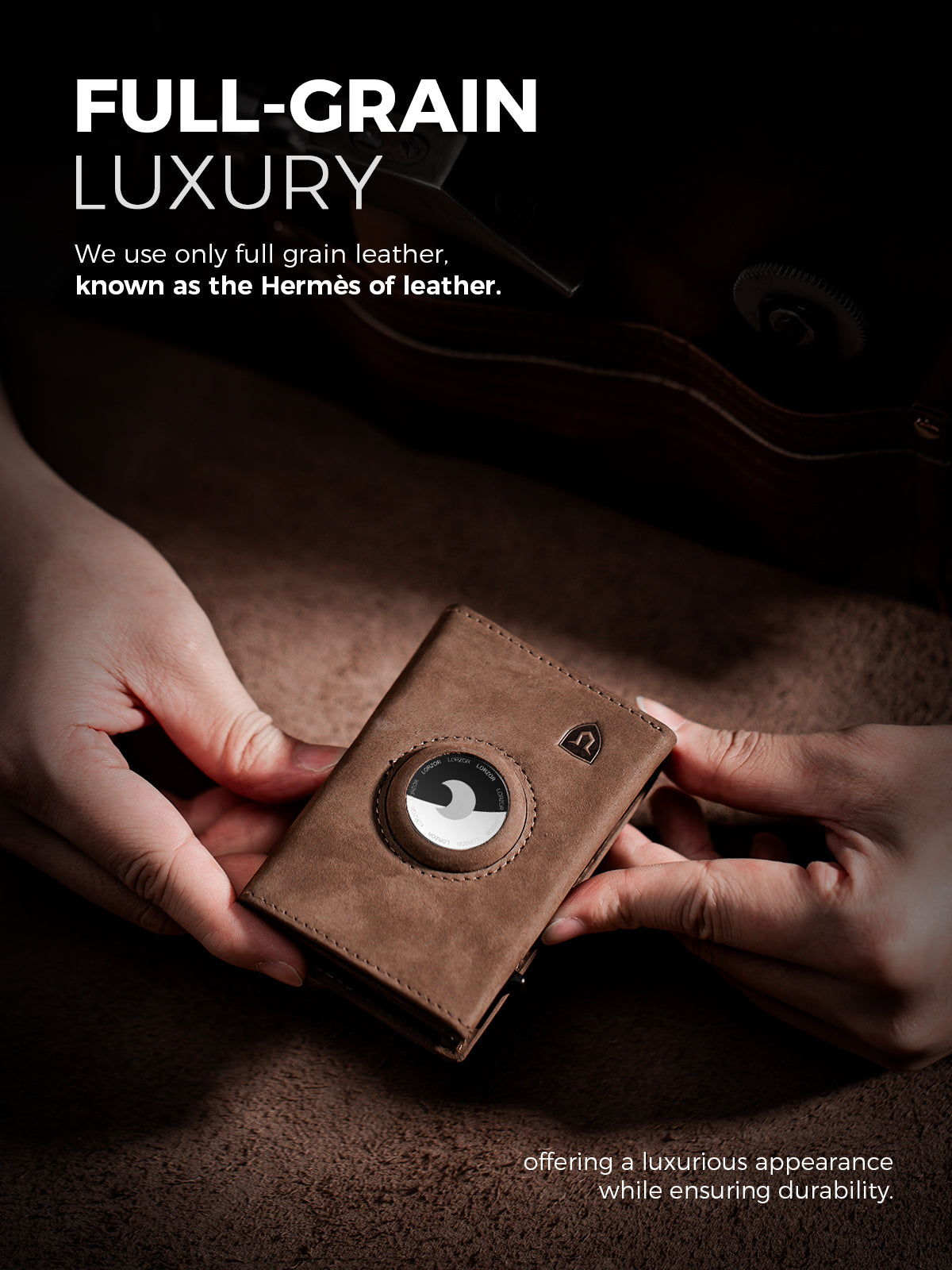 LORZOR Pop-Up Wallet For AirTag 4.5