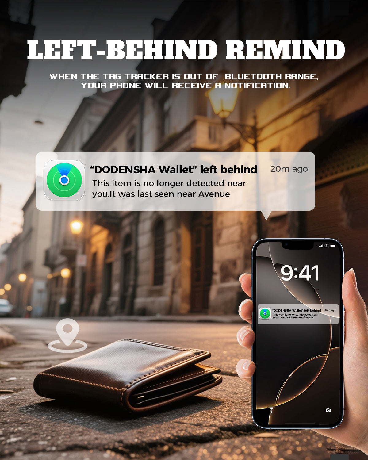 Apple Certified Tag GPS Anti-Lost Tracker - Work With Apple Find My