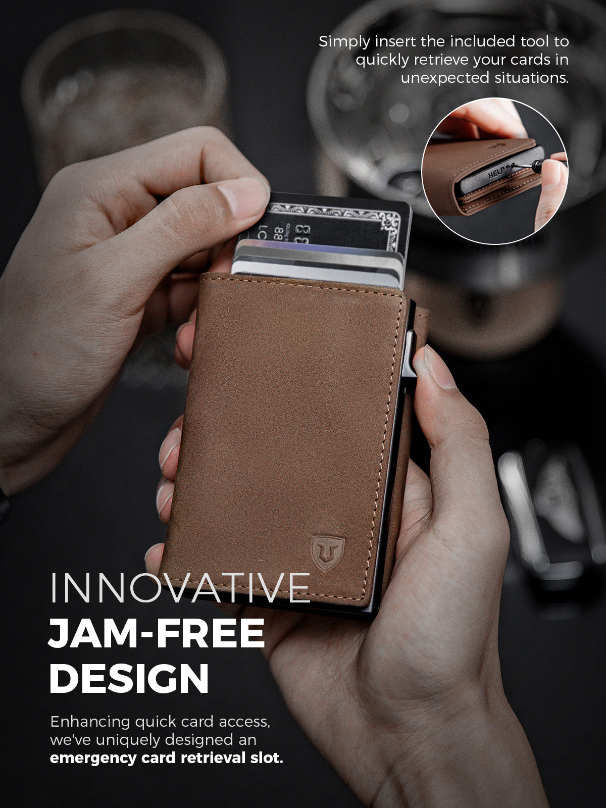 LORZOR Pop-Up Wallet For AirTag 4.5