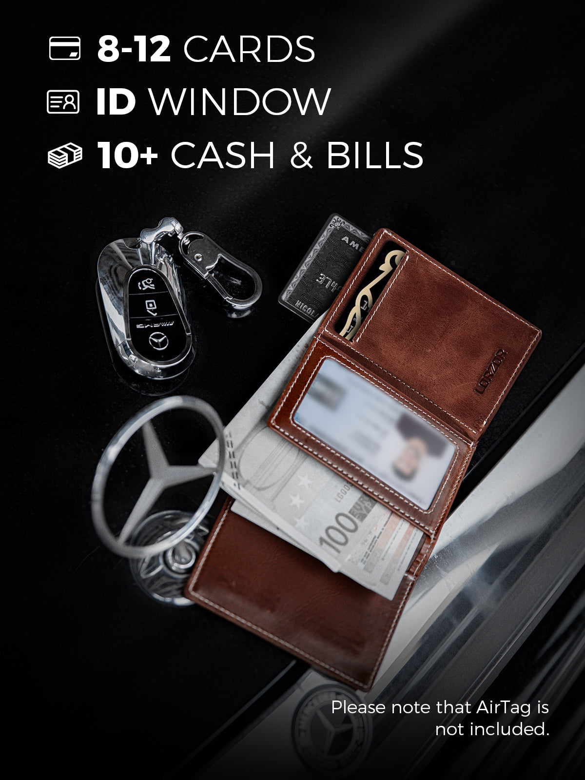 Lorzor Leather Wallet for Men