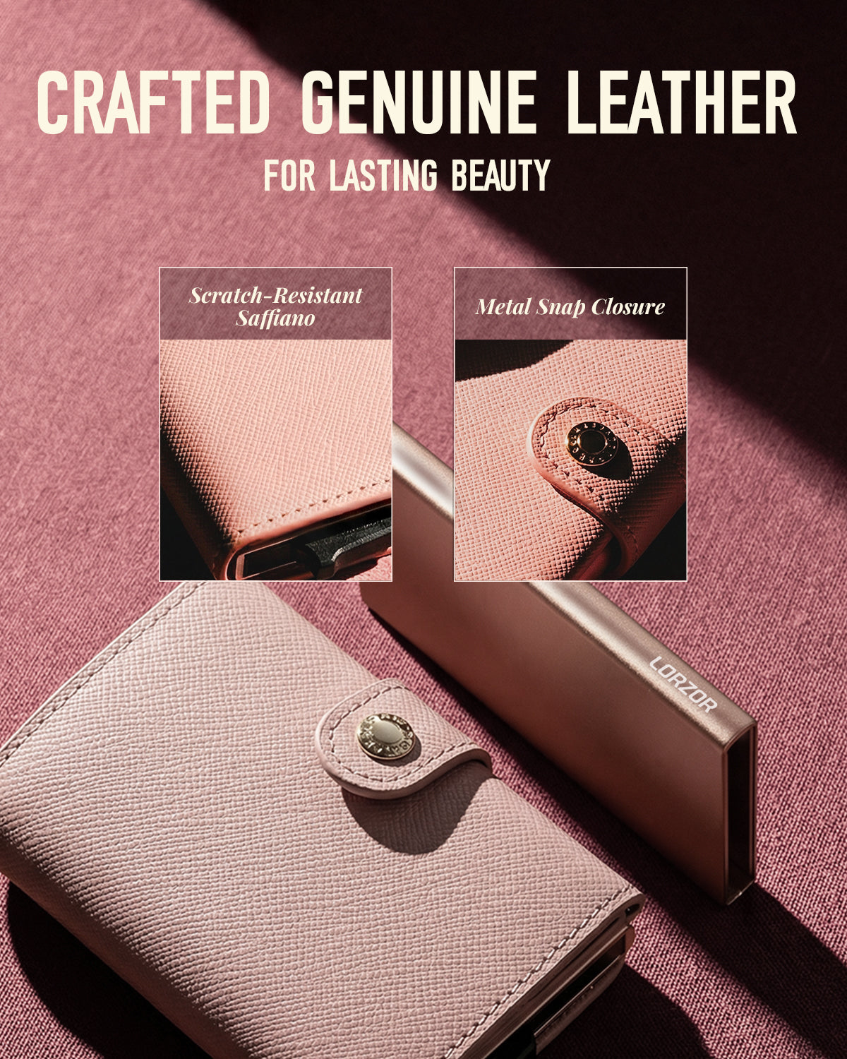 Women Saffiano Leather Wallet Roura