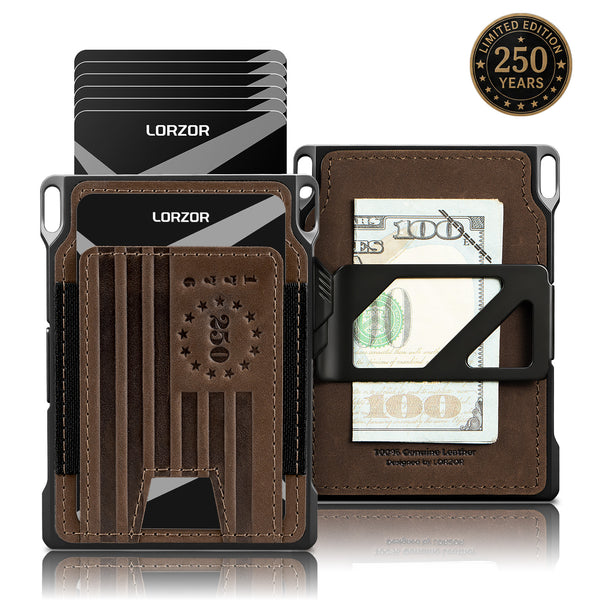 【新品】KAMPAI MAKINONO WALLET “Limited DCF” Independence Day 250th Anniversary Tactical Wallet | LORZOR
