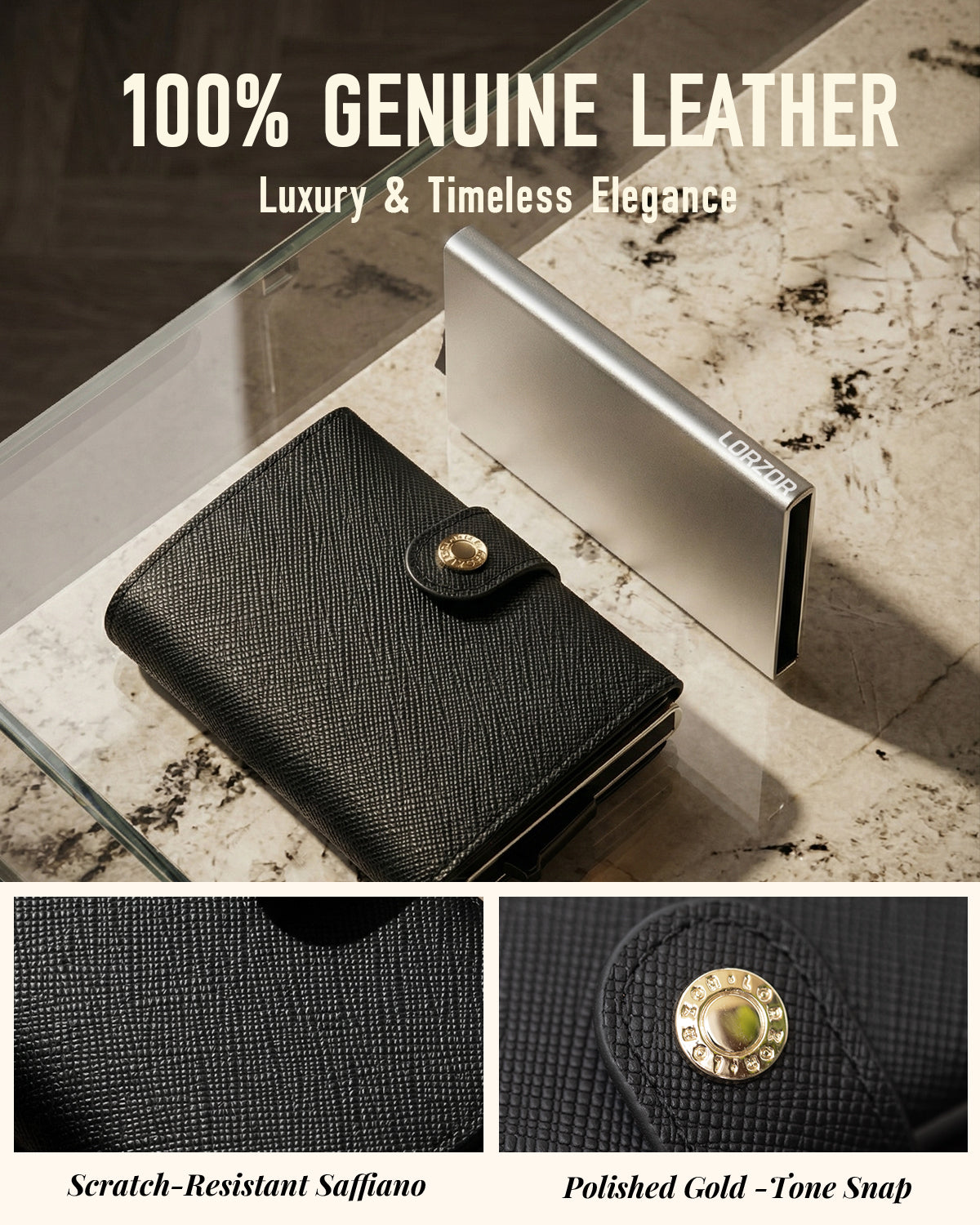 Women Saffiano Leather Wallet Roura