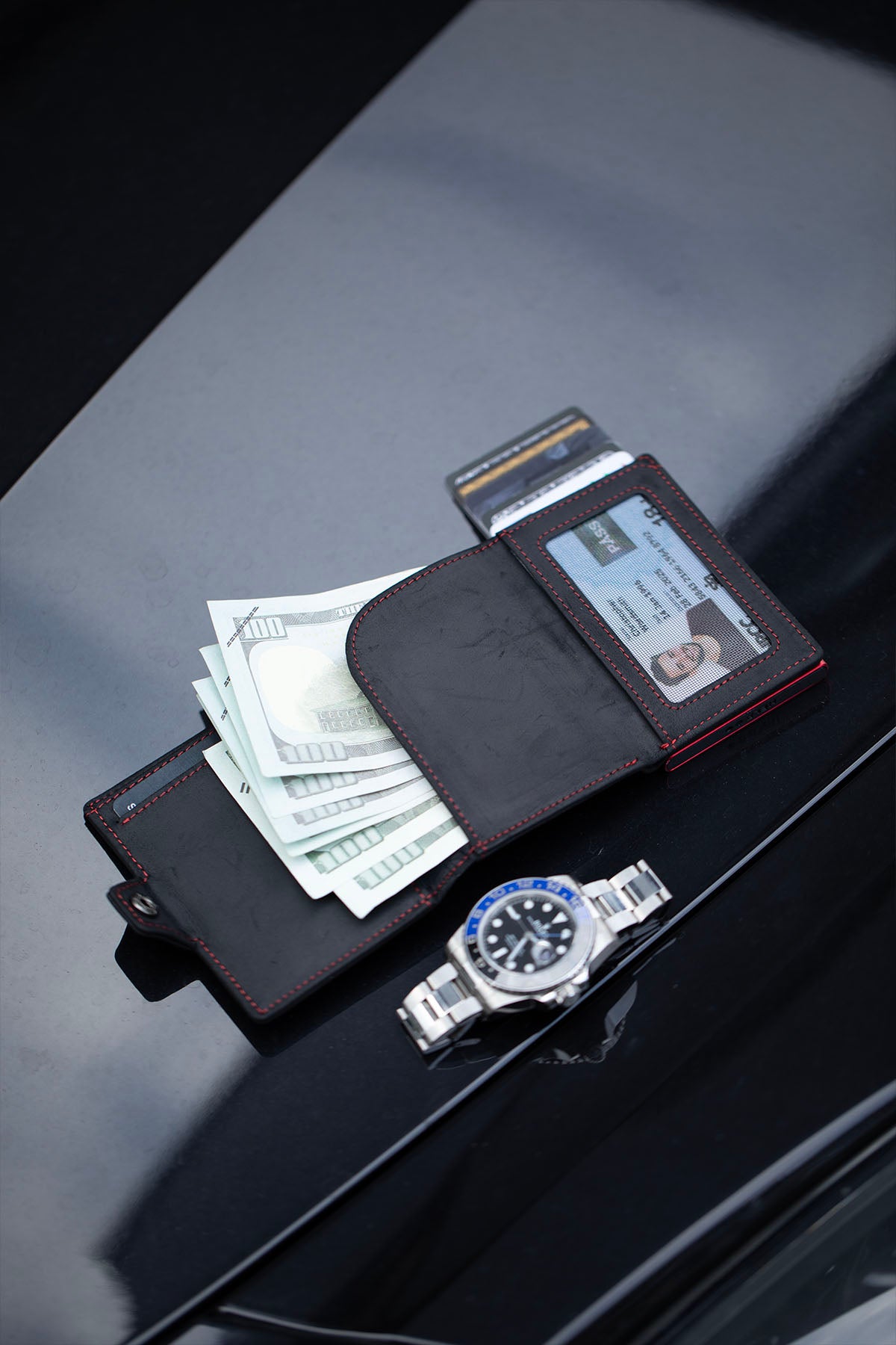LORZOR Pop-up Wallet for Airtag BN2