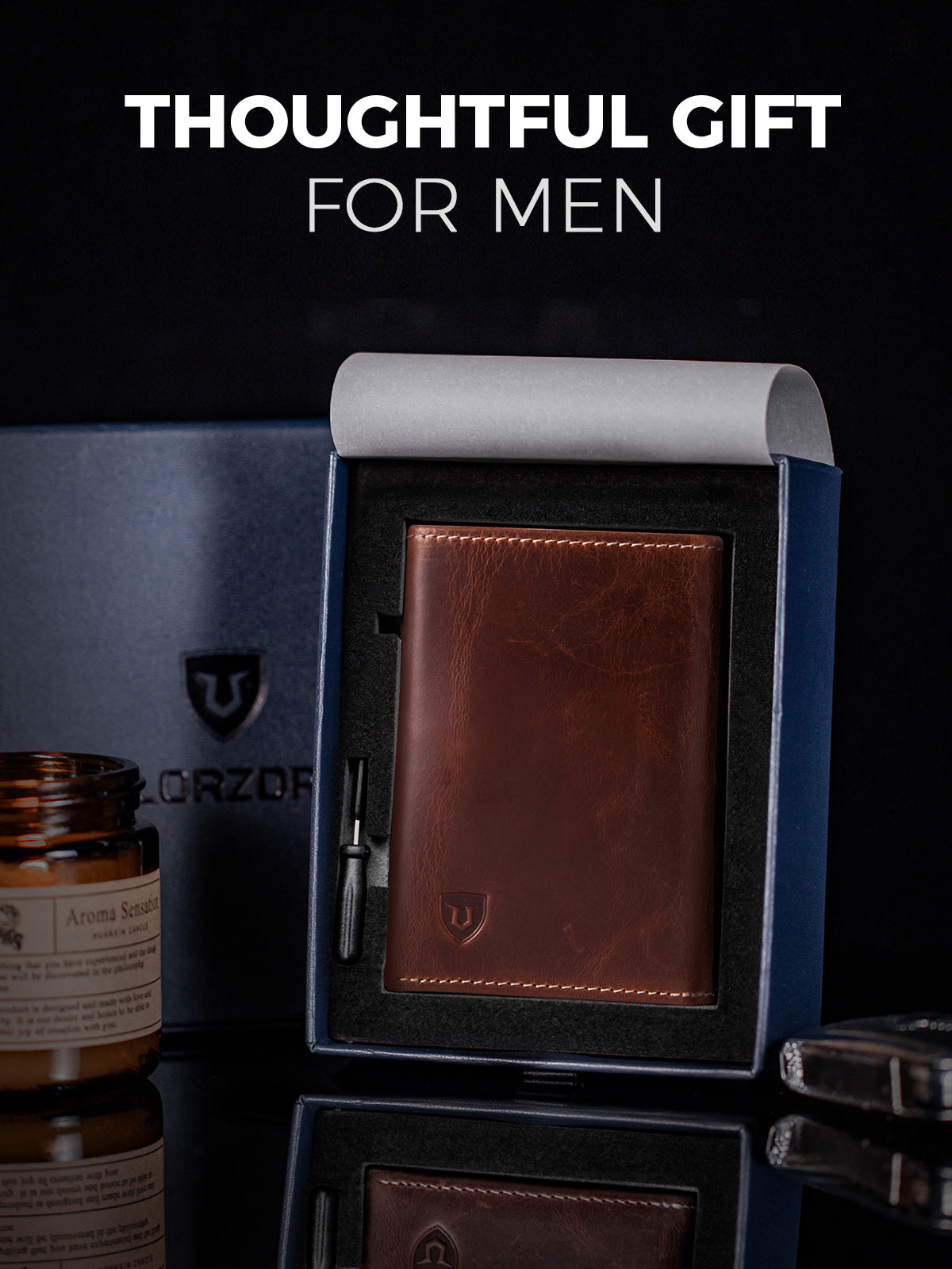 Lorzor Leather Wallet for Men