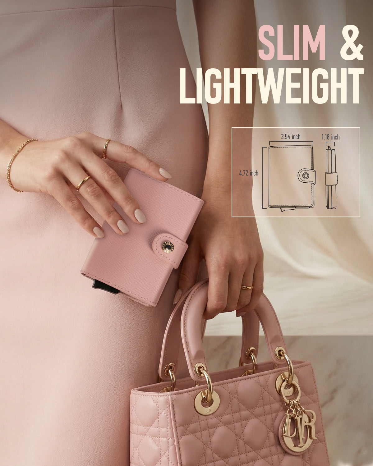 Women Saffiano Leather Wallet Roura