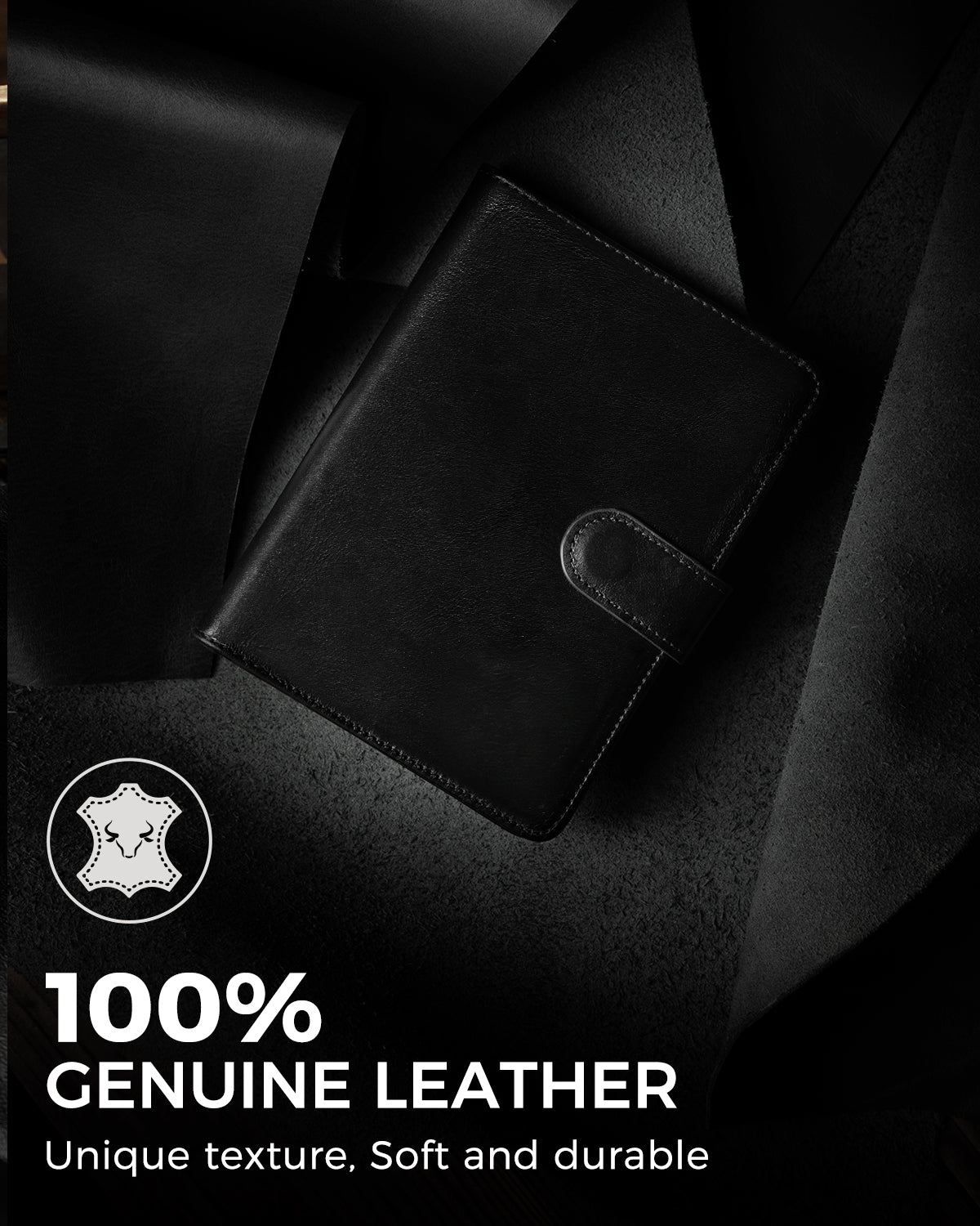 Full Grain Leather Passport Holder Travel Wallet