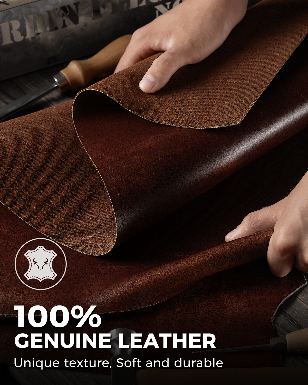 LORZOR Leather Passport Holder-Travel Wallet
