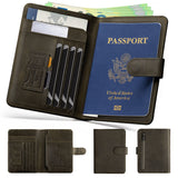 Full Grain Leather Passport Holder Travel Wallet