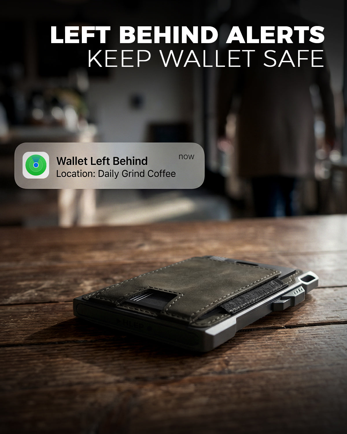 LORZOR Tactical Wallet With Tracker Card Set