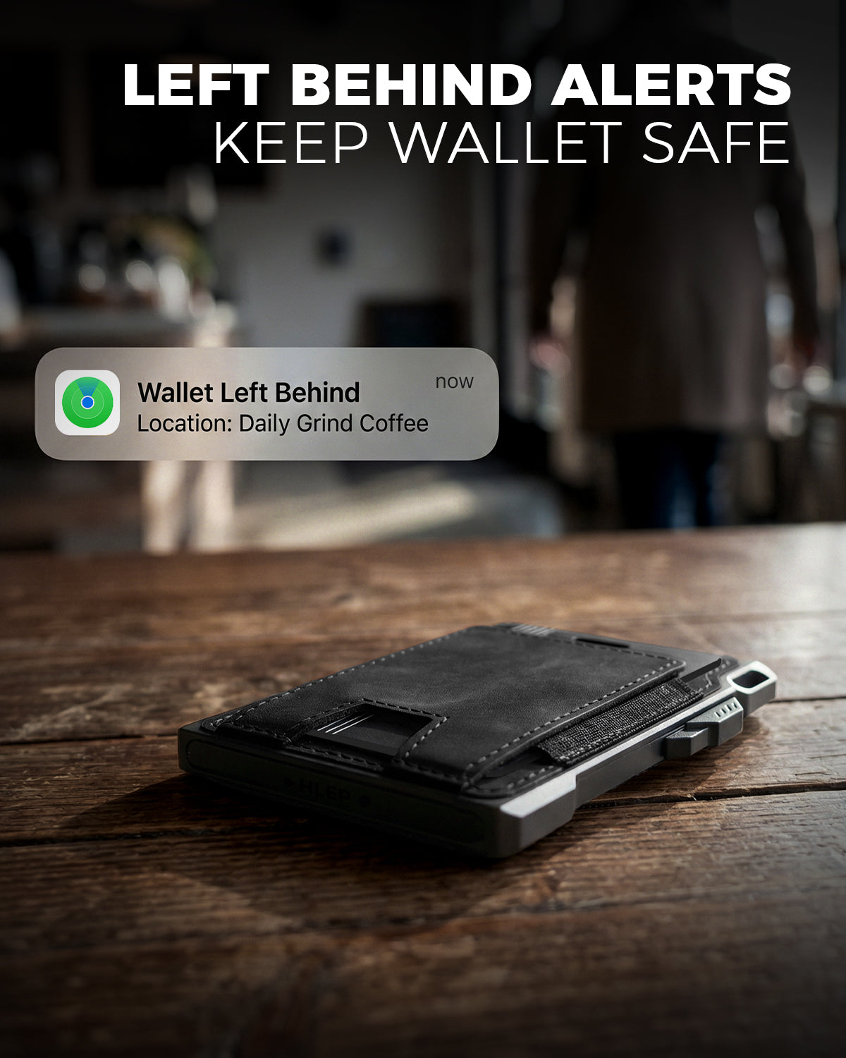 LORZOR Tactical Wallet With Tracker Card Set