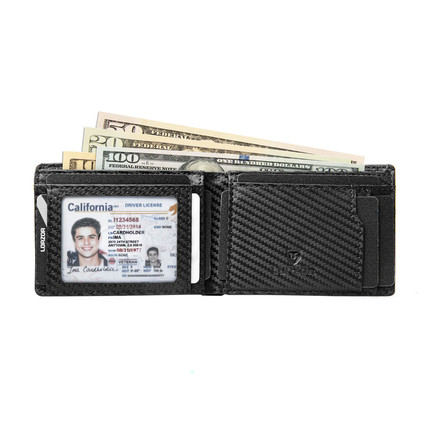 LORZOR Leather Wallet B2