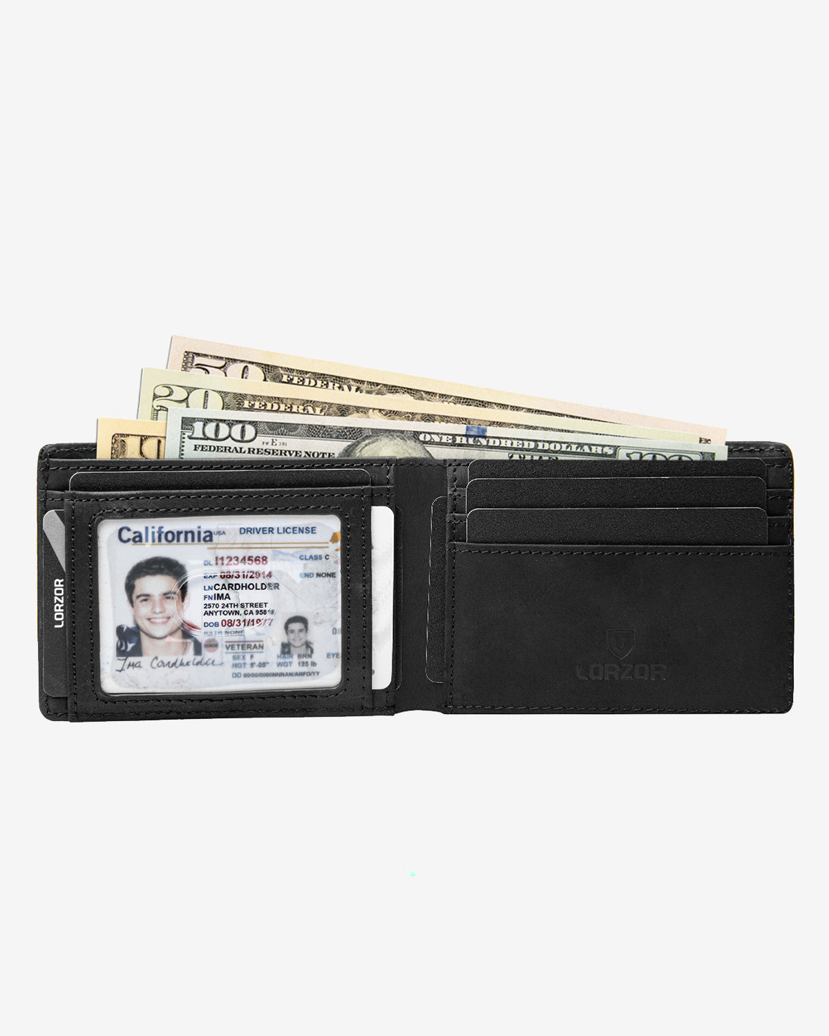 LORZOR Leather Wallet A1