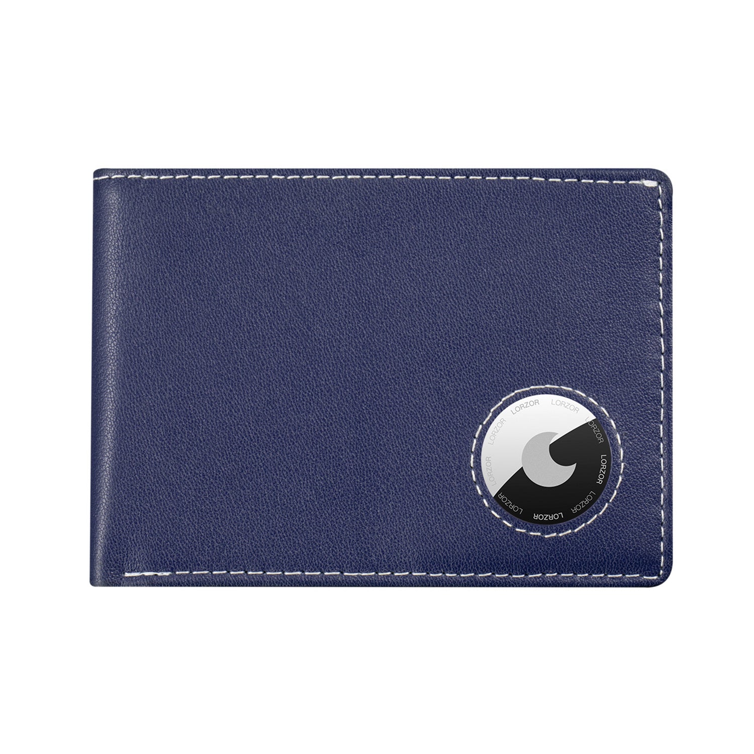 LORZOR-BifW Portefeuille A3 Airtag - Cuir Premium