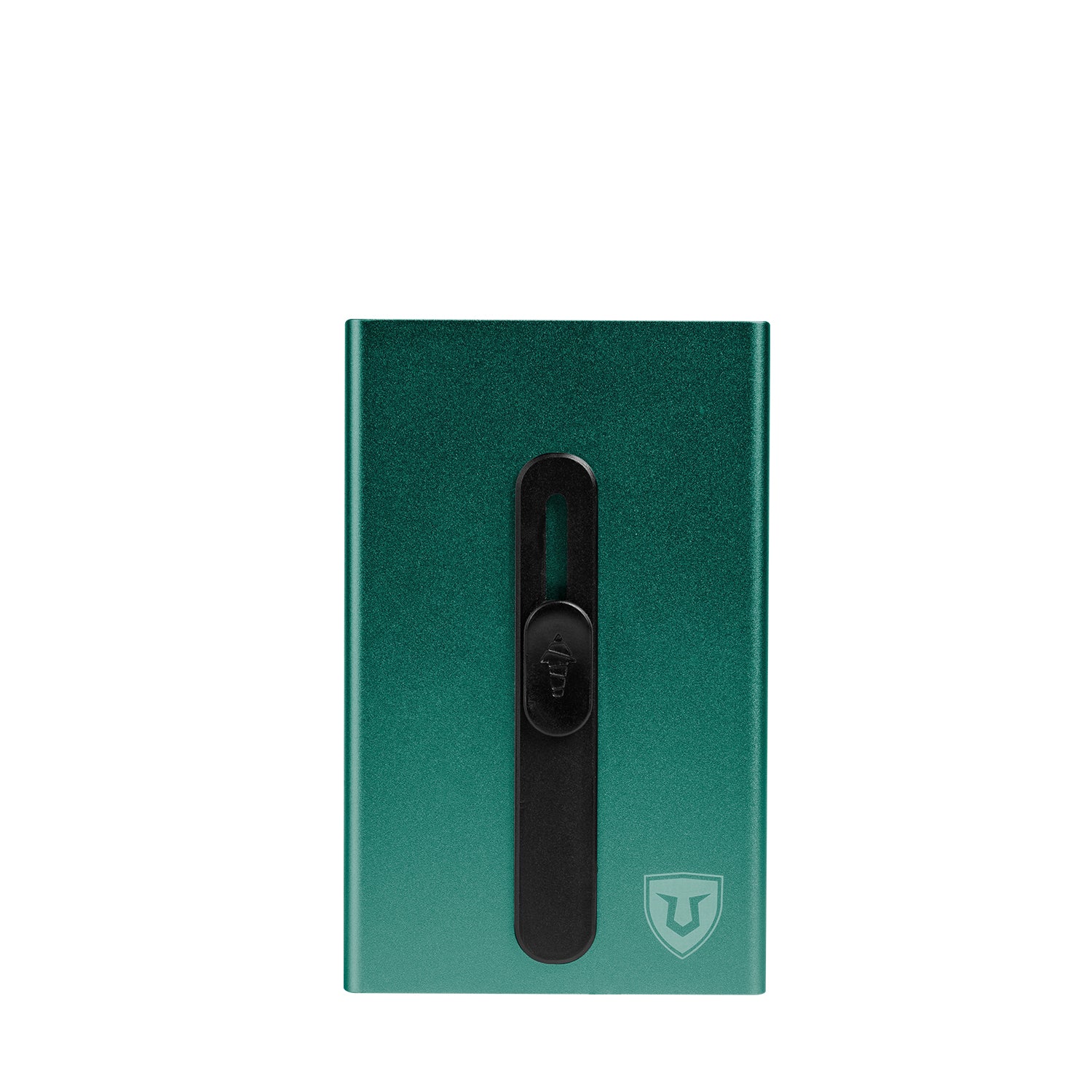 Minimalist Aluminum Pop up Cardholder with Money Clip-Green