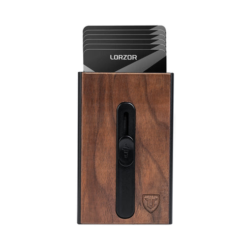 LORZOR Slim Wallet with Money Clip