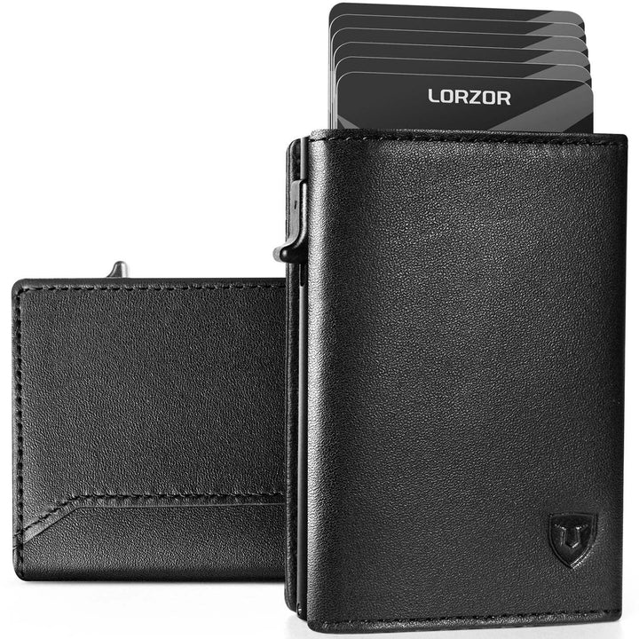 LORZOR-MagTri Pop up Wallet - Premium Leather - LORZOR