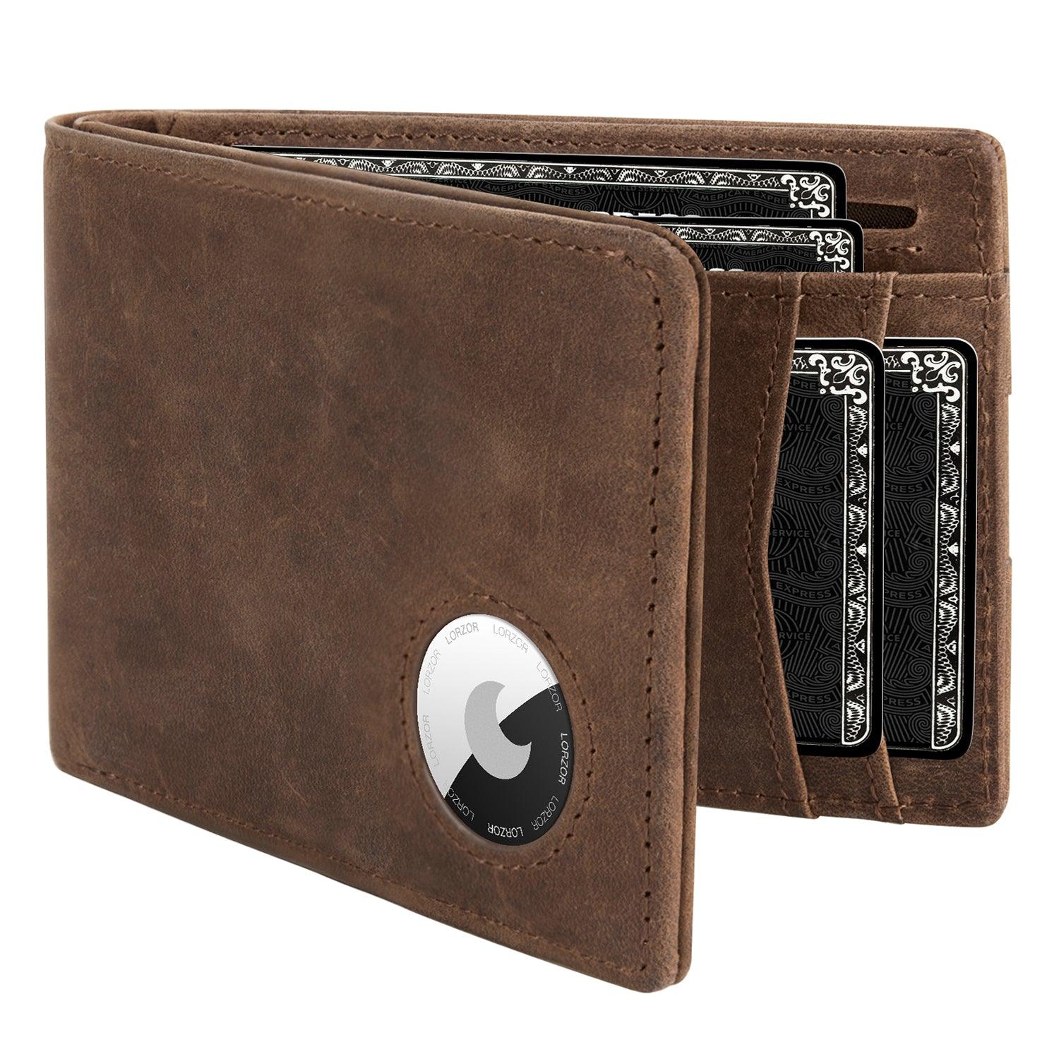 LORZOR-BifW A3 Airtag Wallet - Premium Leather - LORZOR